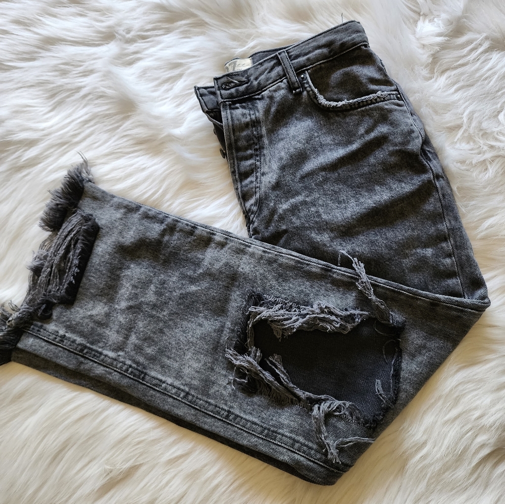 Free People Midrise Crop Jeans